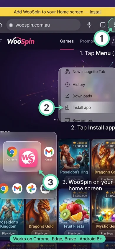 How to install WooSpin on Android – WooSpin